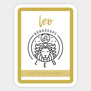 A True Leo Person Sticker